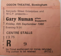 Birmingham Ticket 1980